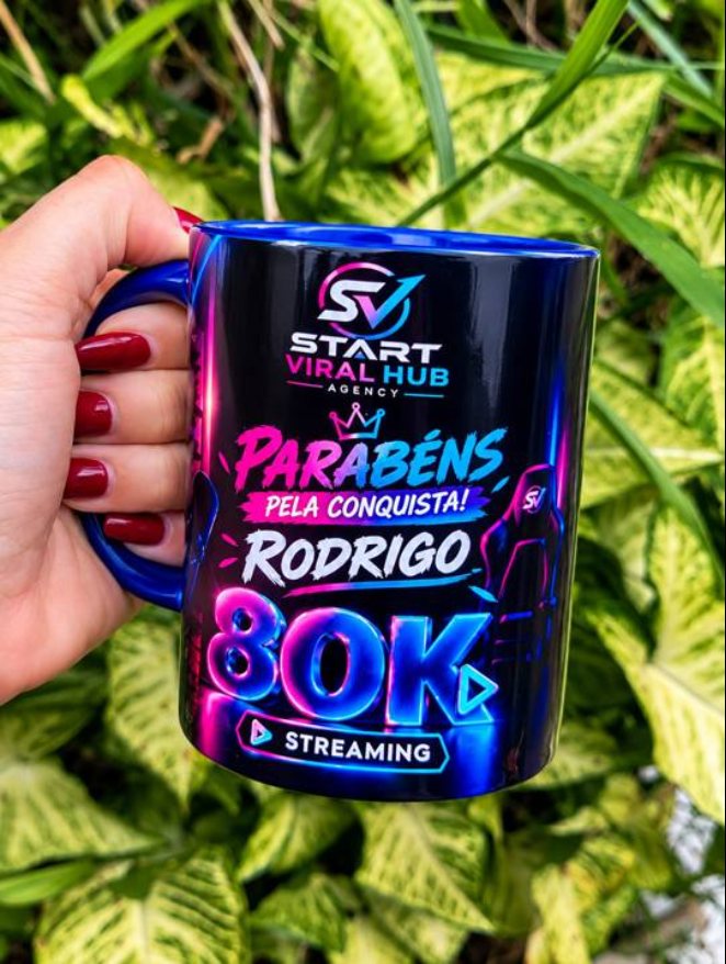 Caneca personalizada da Start Viral Hub